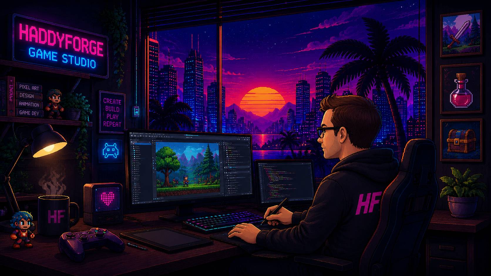 HaddyForge services banner